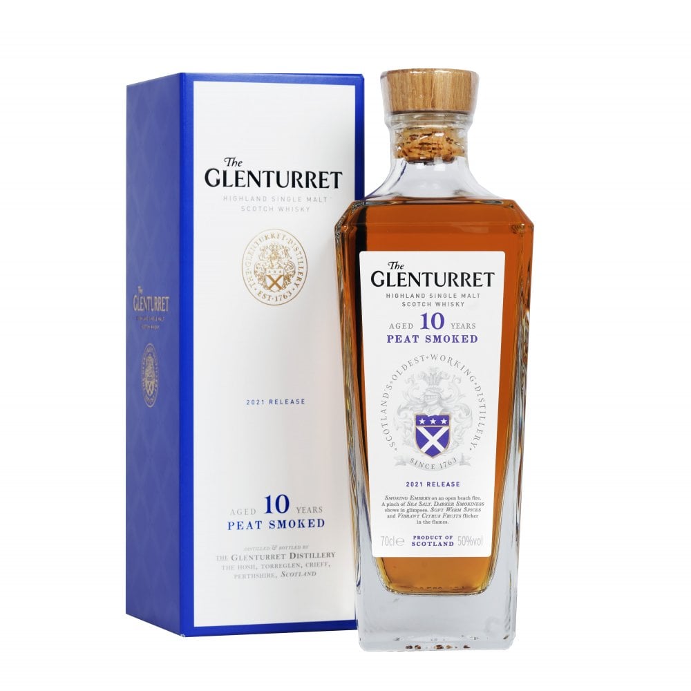 THE GLENTURRET 10 ANS PEATED SMOKED 50% 70CL  